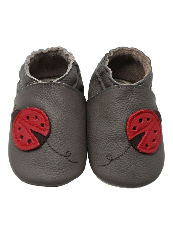 Yalion Leder-Krabbelschuhe 