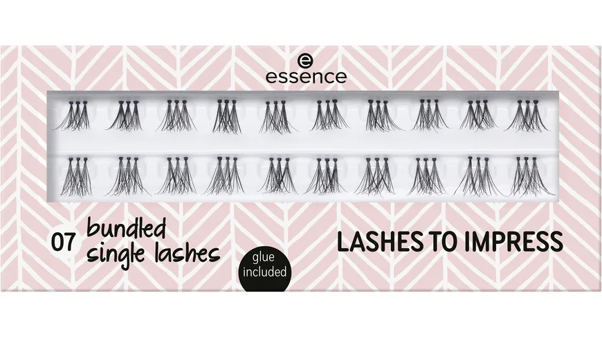 essence LASHES TO IMPRESS bundled single lashes