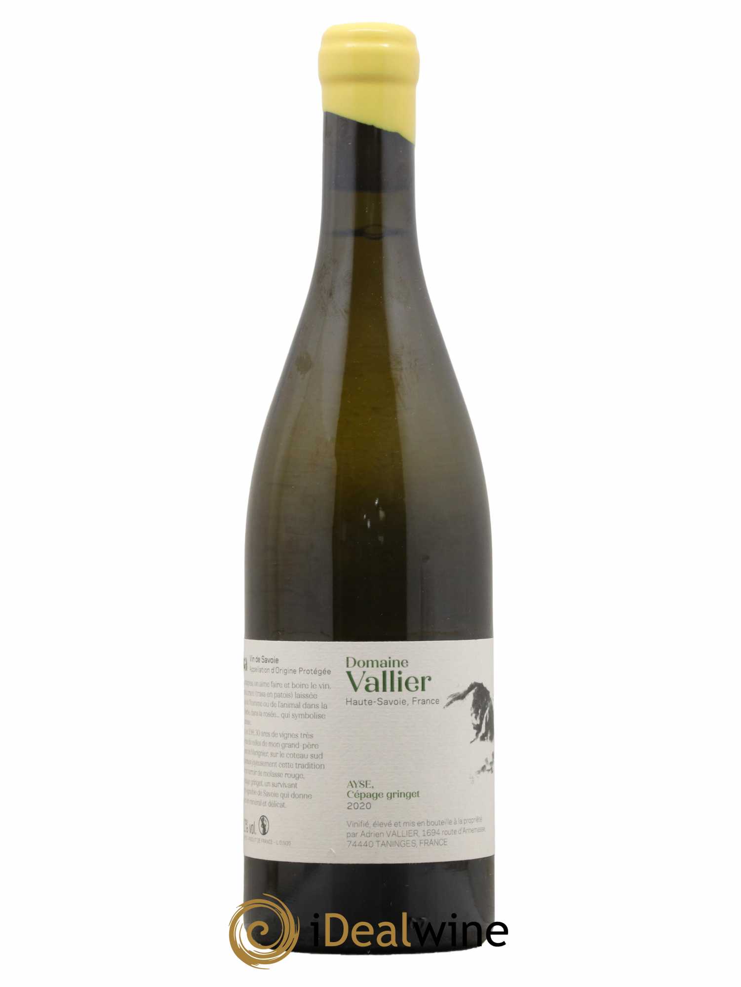 Vin de Savoie Ayse Domaine Vallier 2020 - Lot de 1 Bouteille