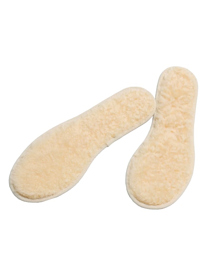Kaiser Naturfellprodukte H&L 2er-Set: Lammfell-Einlegesohlen in Beige günstig kaufen