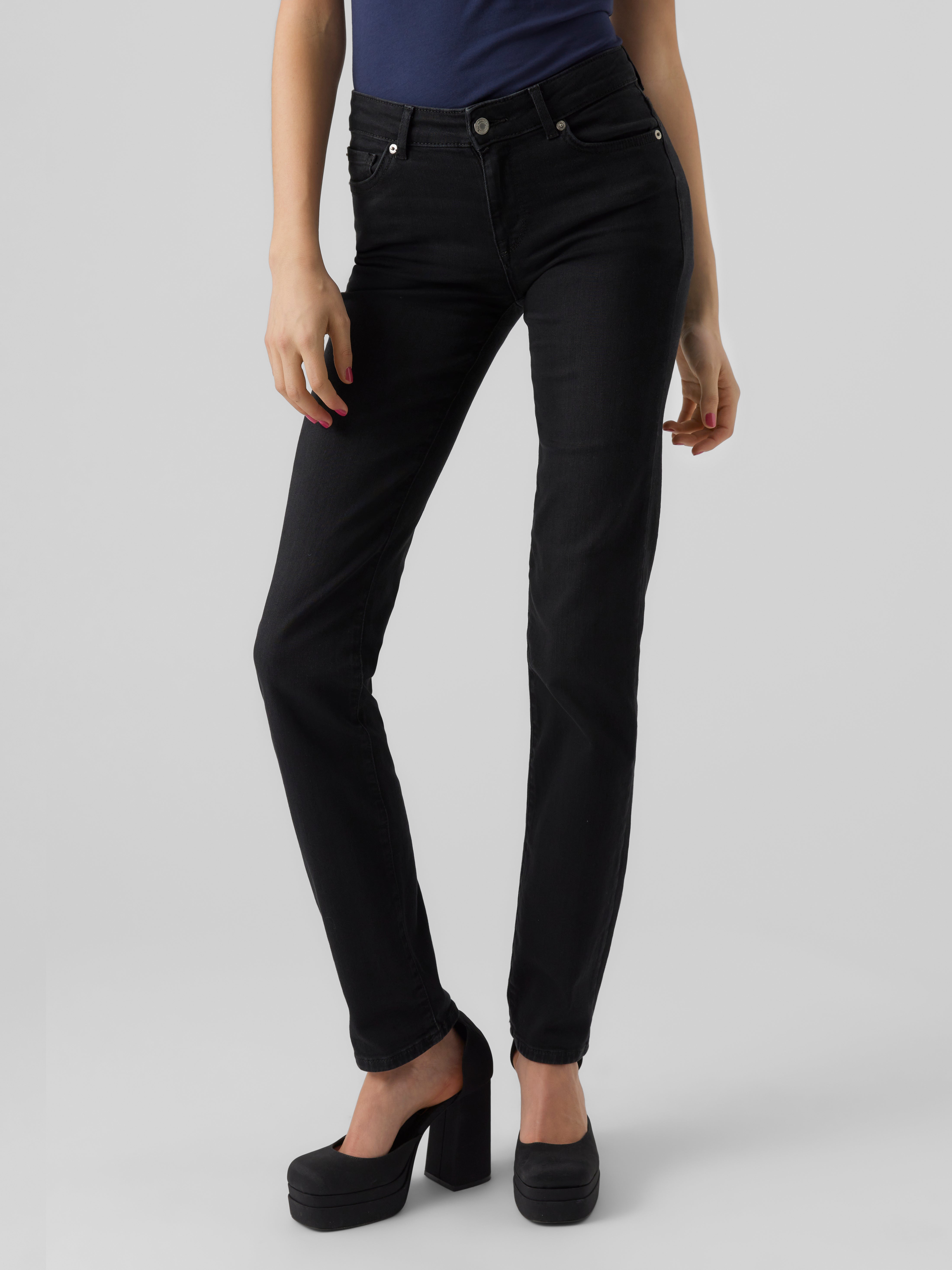 VMDAF Mid Rise Gerade geschnitten Jeans