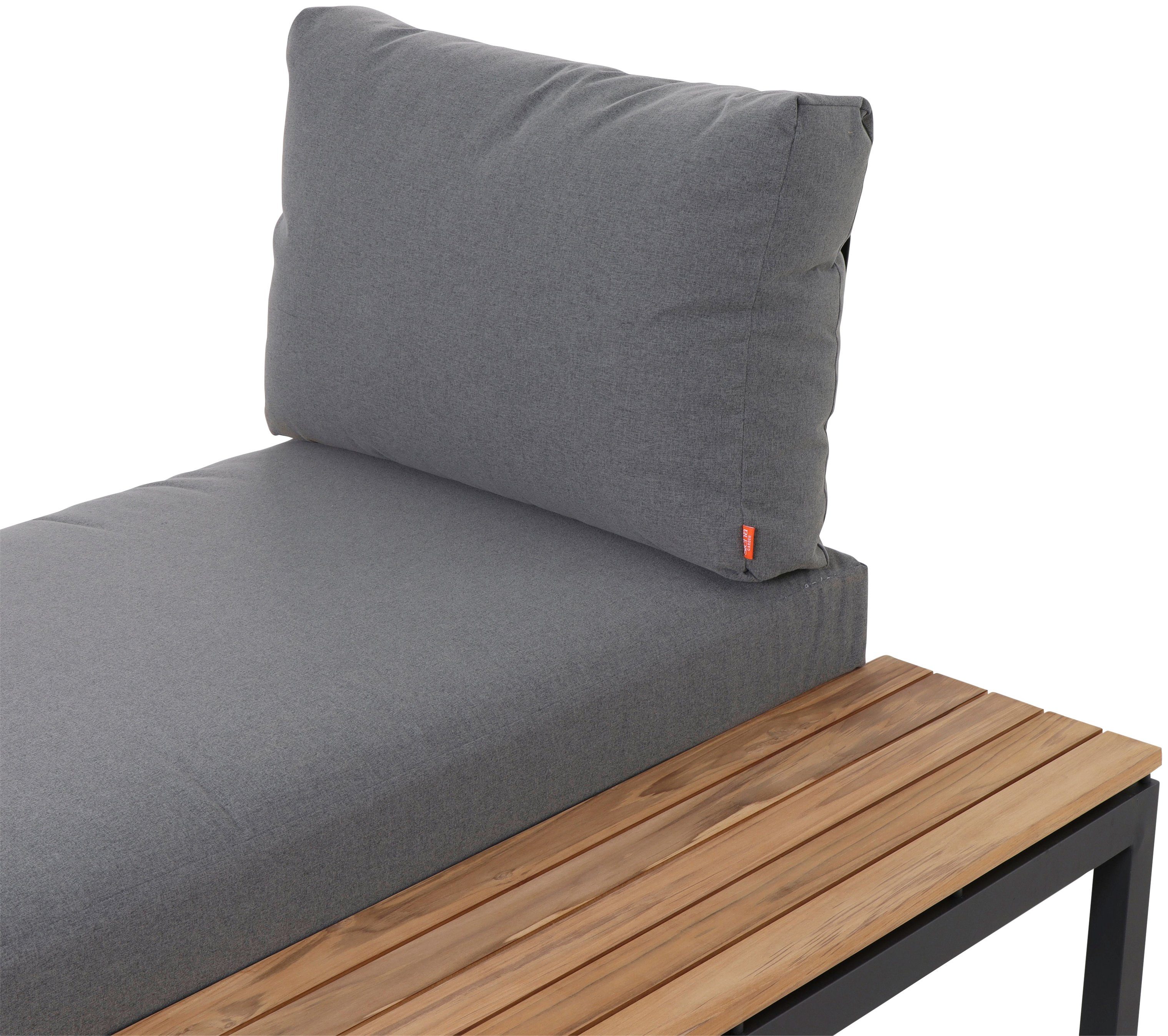 Siena Garden Loungesofa Alvida, Recamiere links, BxTxH: 102x177x84 cm