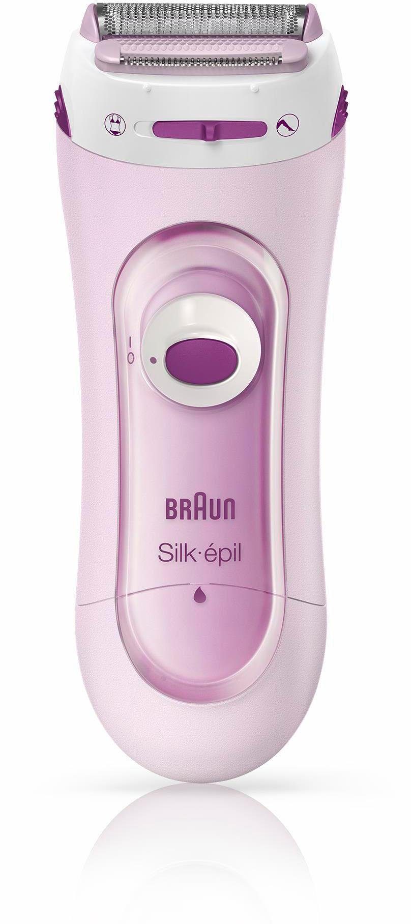Braun Elektrokörperrasierer Silk-épil 5100, Aufsätze: 1, Kabelloser Elektrischer Rasierer und Trimmer