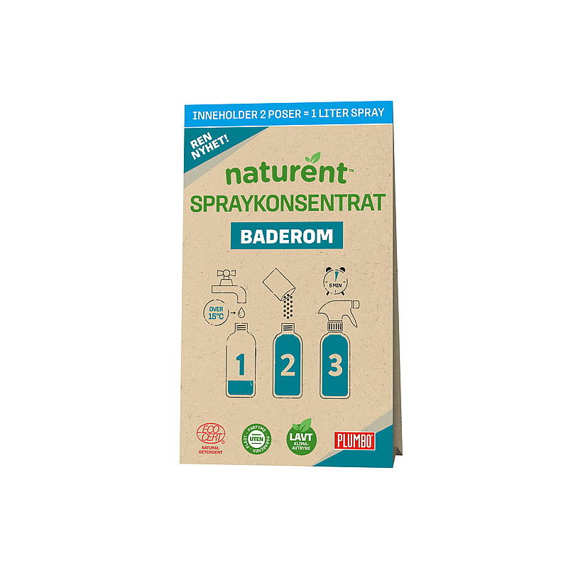 Plumbo Spraykonsentrat 2-pk Naturent Baderom