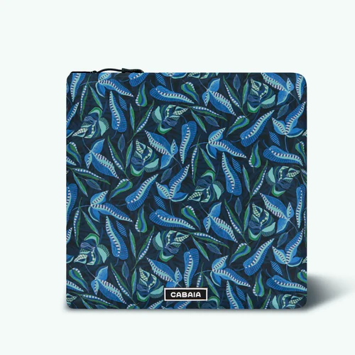 Fontainebleau - Blue rectangular microfiber towel