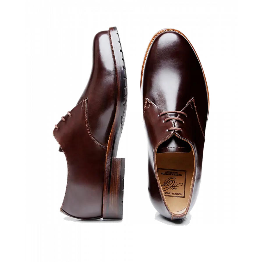Heinrich Dinkelacker - Businessschuhe Derby JANOSH K PLAIN H Nubukleder - braun