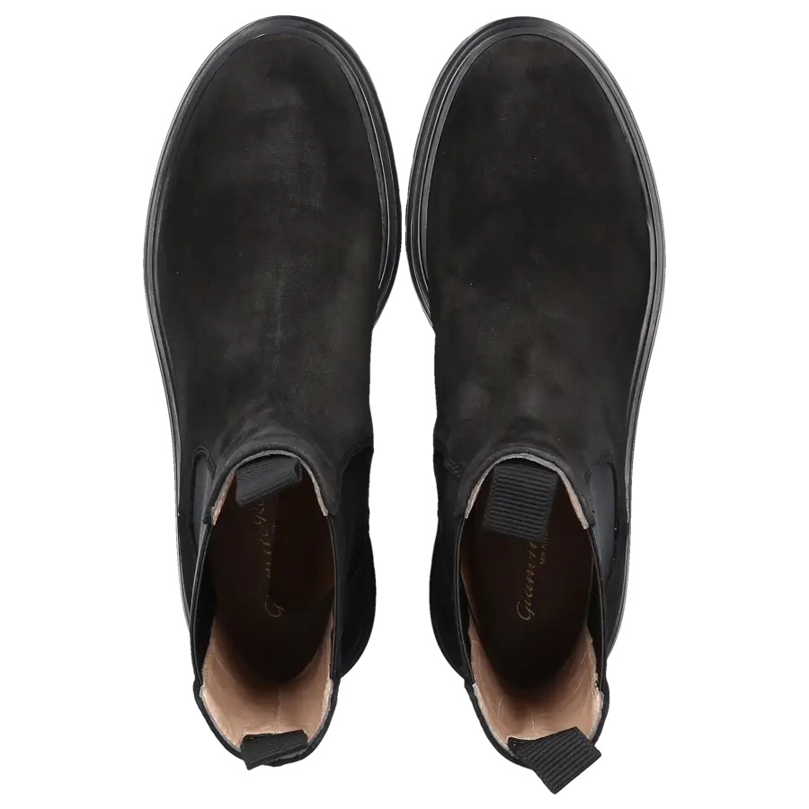 Gianvito Rossi - Chelsea Boots CHESTER Veloursleder - schwarz