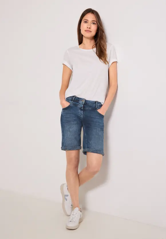 CECIL Loose Fit Jeansshorts