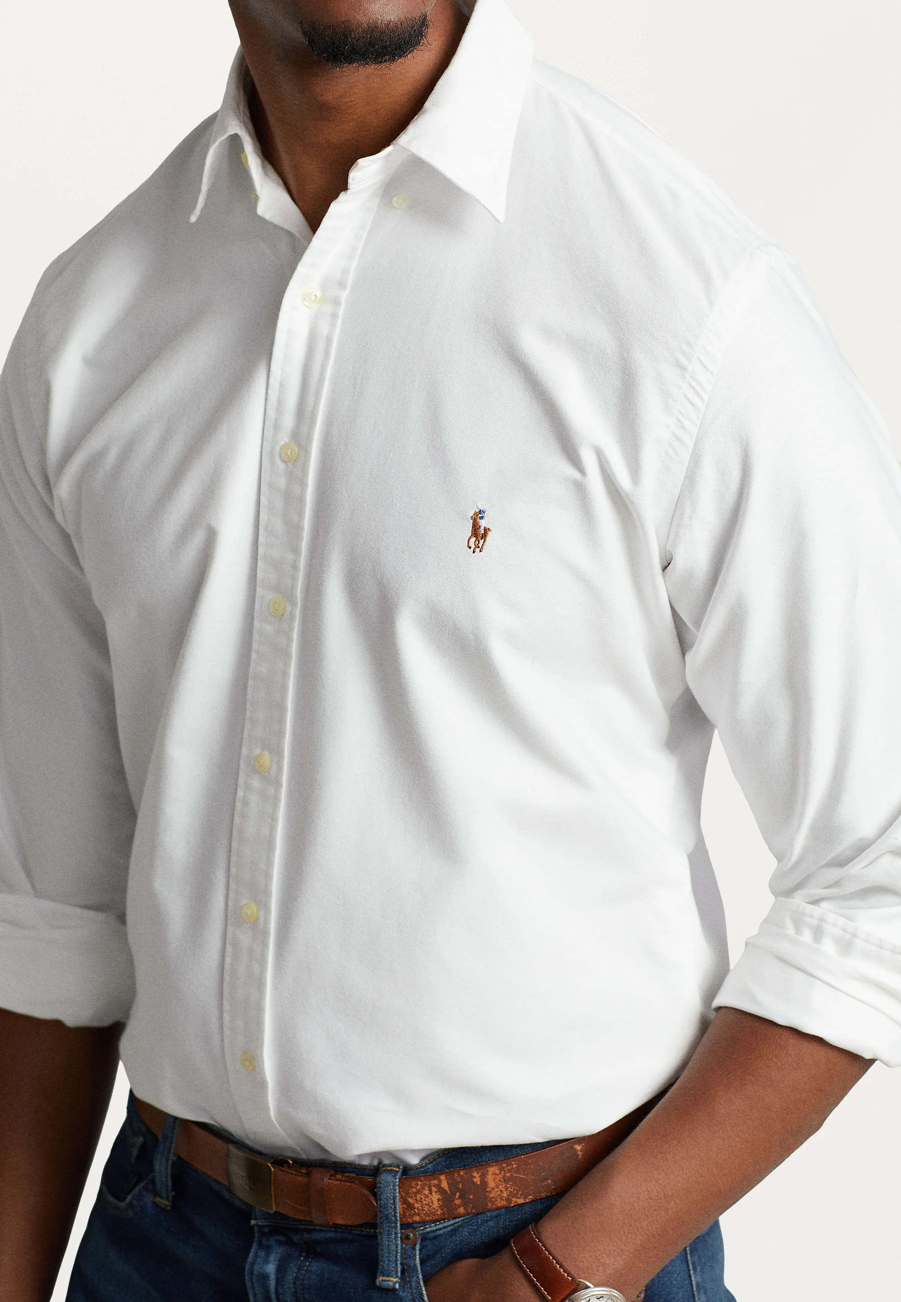 Camisa deportiva de manga larga Polo Ralph Lauren Big & Tall