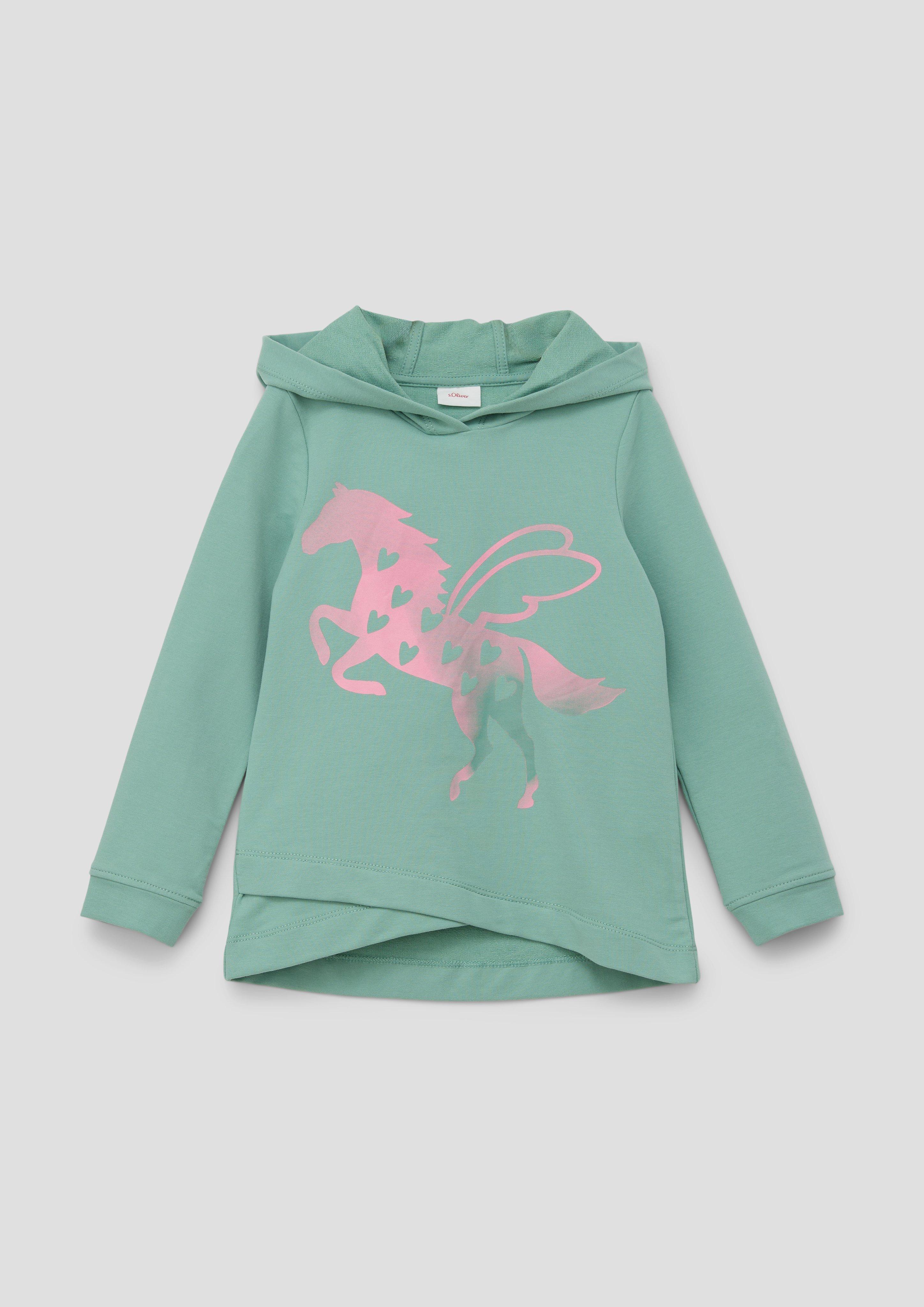 Sweatshirt mit Layering-Detail  2133900-7225