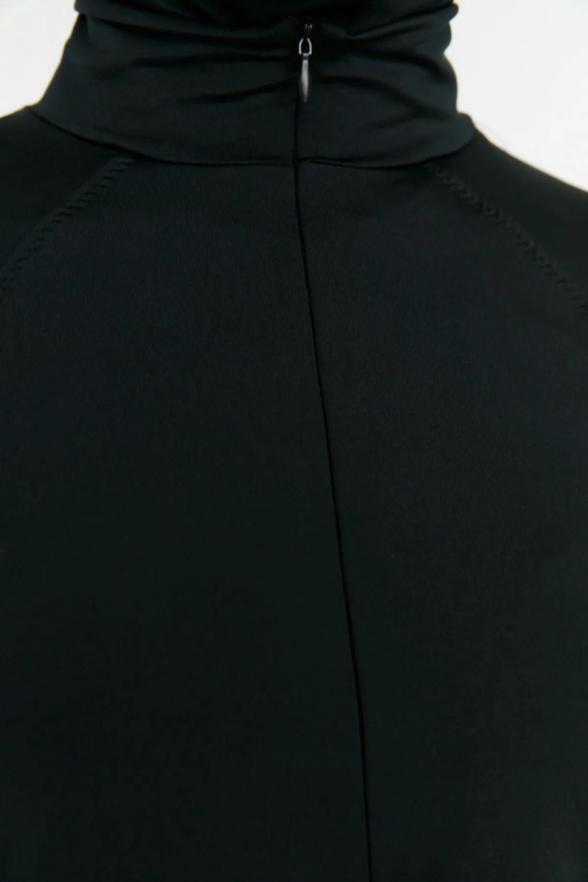 Trendyol Modest  Schwarzes, langärmliges Performance-Strick-4-teiliges Badeanzug-Set TCTSS22CF0012