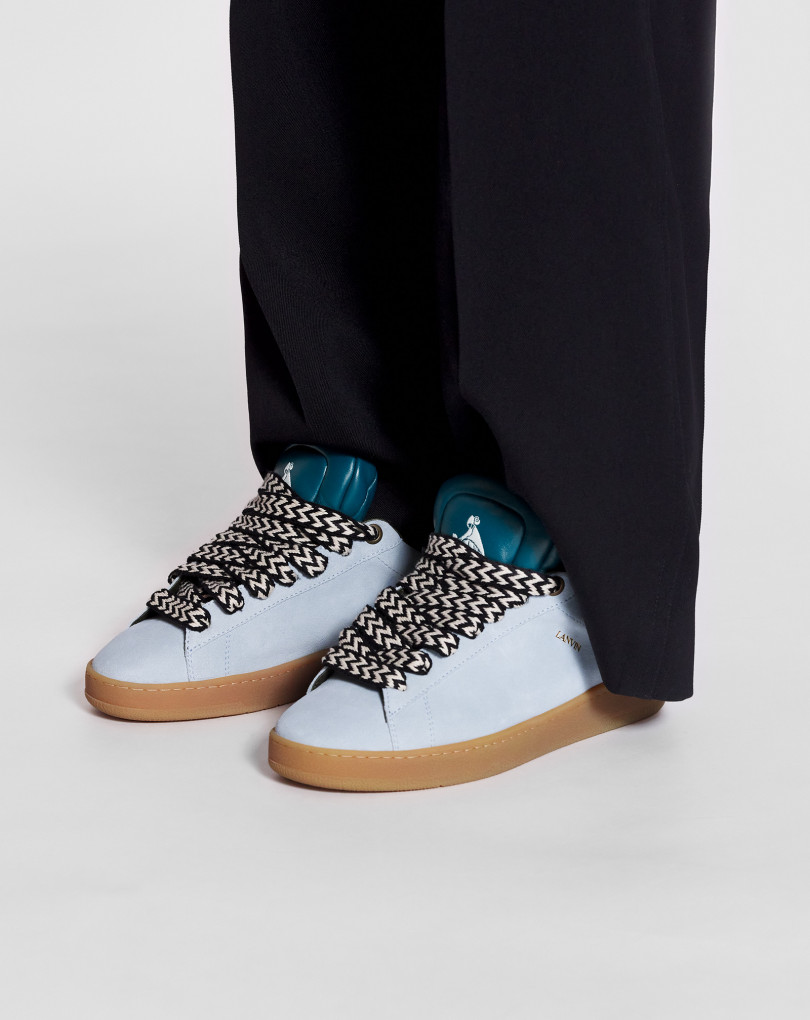 SNEAKERS HYPER CURB LANVIN X FUTURE EN CUIR ET SUEDE