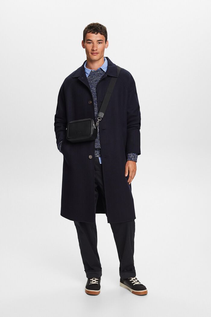 Mac Coat aus Wolle