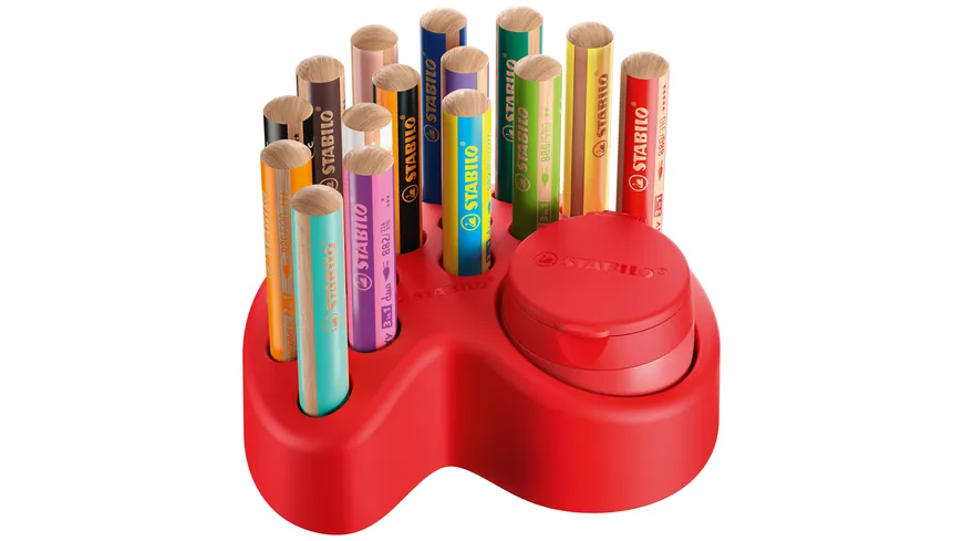 STABILO Premium-Tischset STABILO woody 3 in 1 - 15er Pack