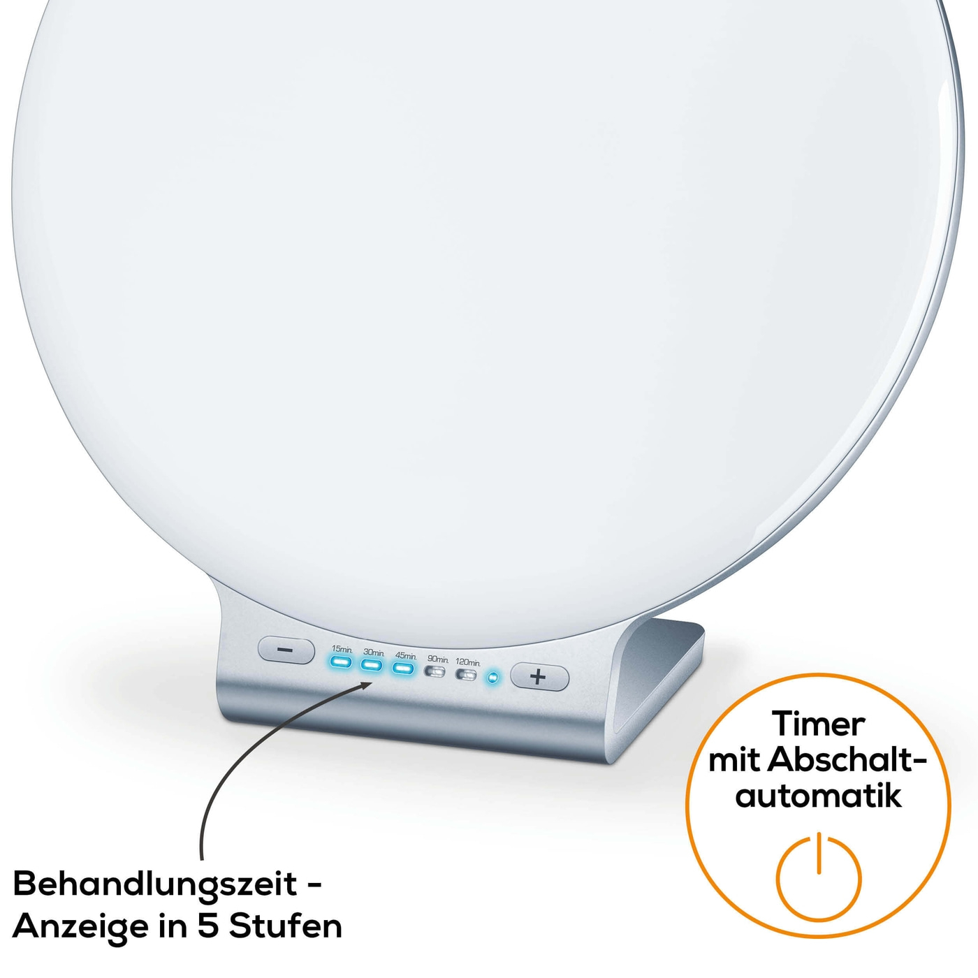 Beurer Tageslichtlampe TL 100-2-in-1 Tageslichtlampe & Stimmungslampe mit einfacher Bedienung durch App