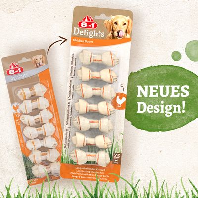 8in1 Delights Kauknochen Huhn