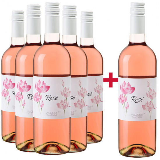5+1 Paket Zweigelt Rosé trocken - Weingut Wöber