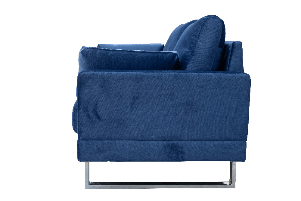 Happy Home Happy Home Sofa Set 2-tlg. – Couchgarnitur 3-2-Sitzer in Royalblau