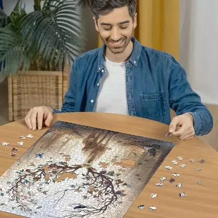 Puzzle 1000 Teile - Magischer Hirsch