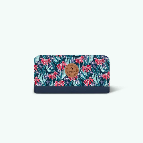 Large Edea blue wallet