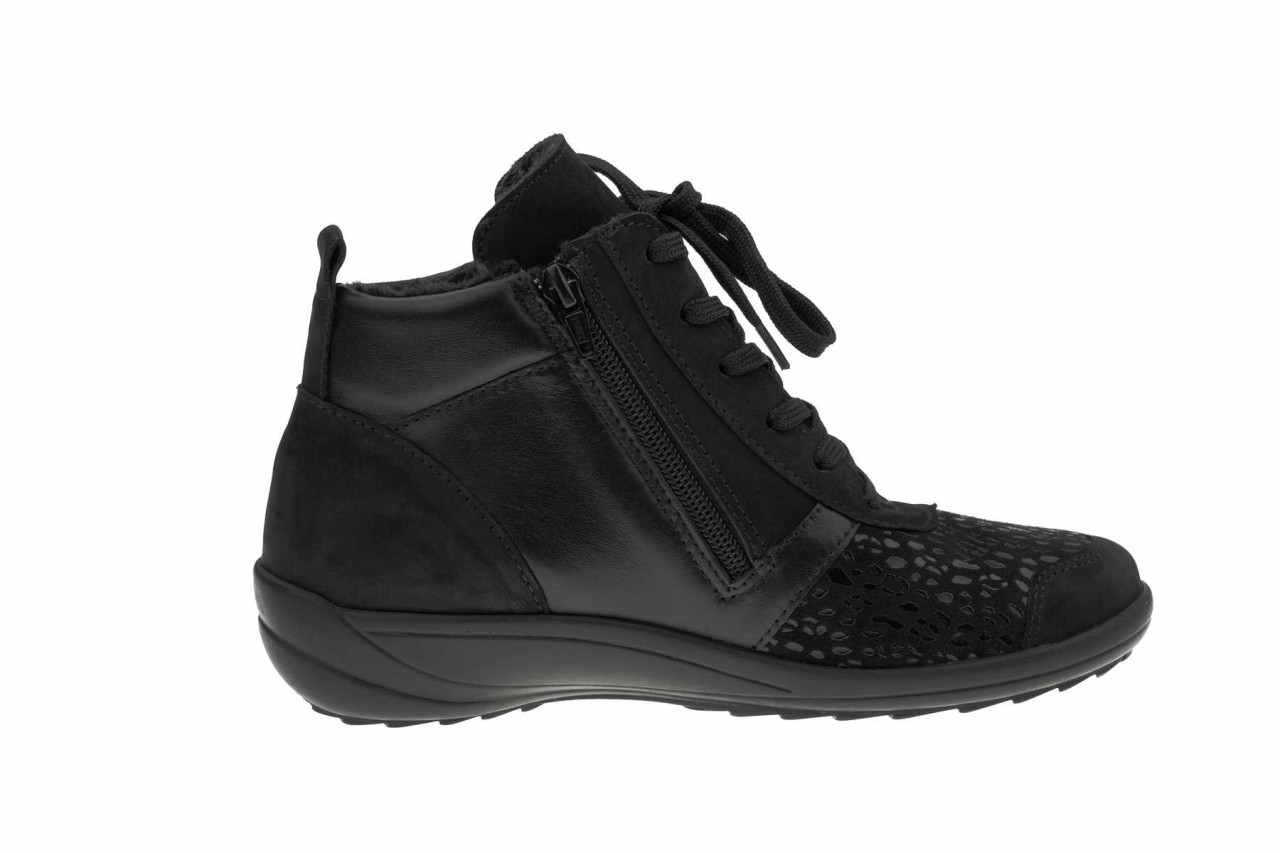 COMFORTABEL Schnür-Stiefeletten schwarz