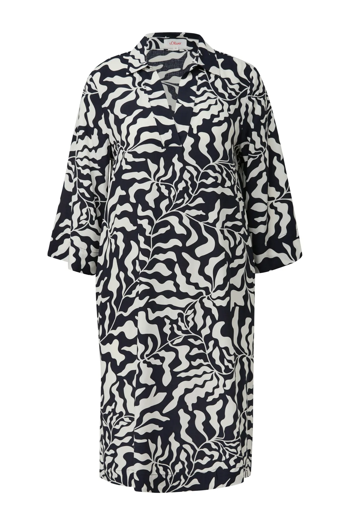 s.Oliver  Lässiges Kleid mit Allover-Print