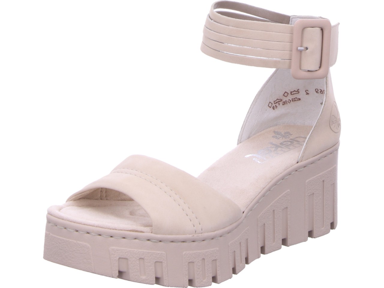 RIEKER Klassische Sandalen beige