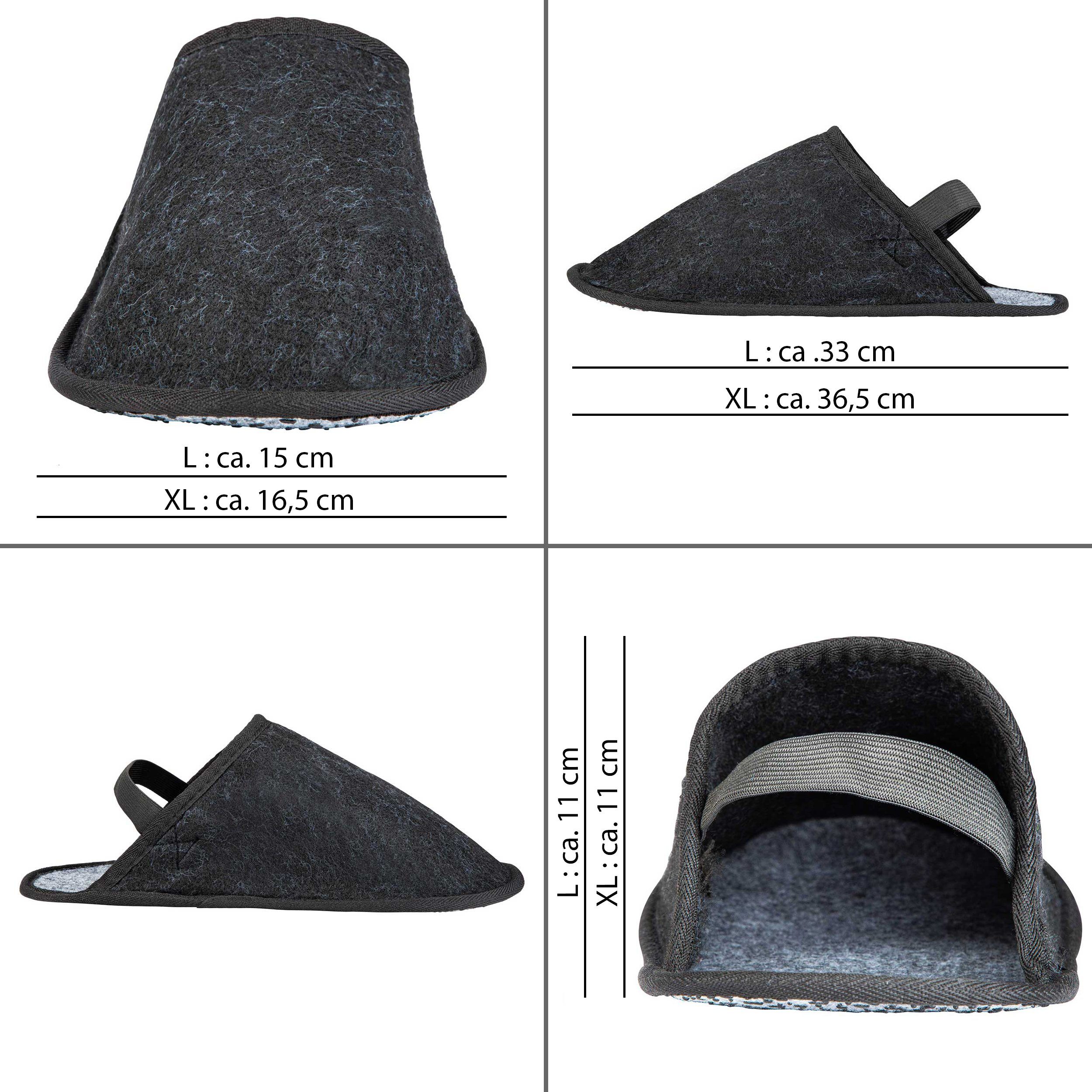 ONVAYA Handwerkerpantoffel mit Gummiband, ABS-Sohle, Museumpantoffel Hausschuh (1-tlg)