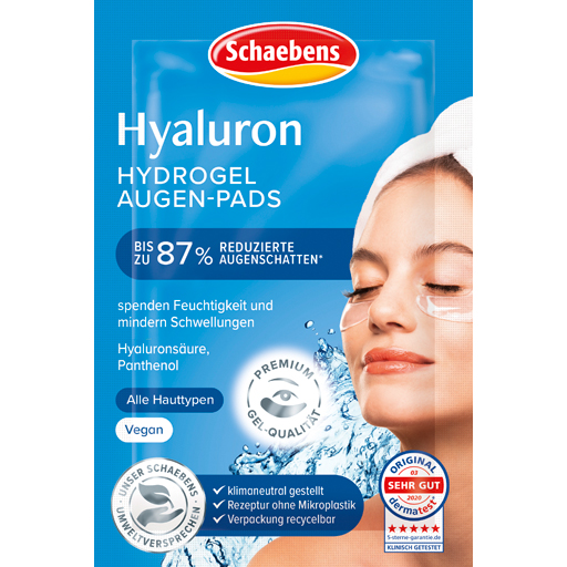 SCHAEBENS Hyaluron Hydrogel Augen-Pads  2 St  Gesichtsmaske