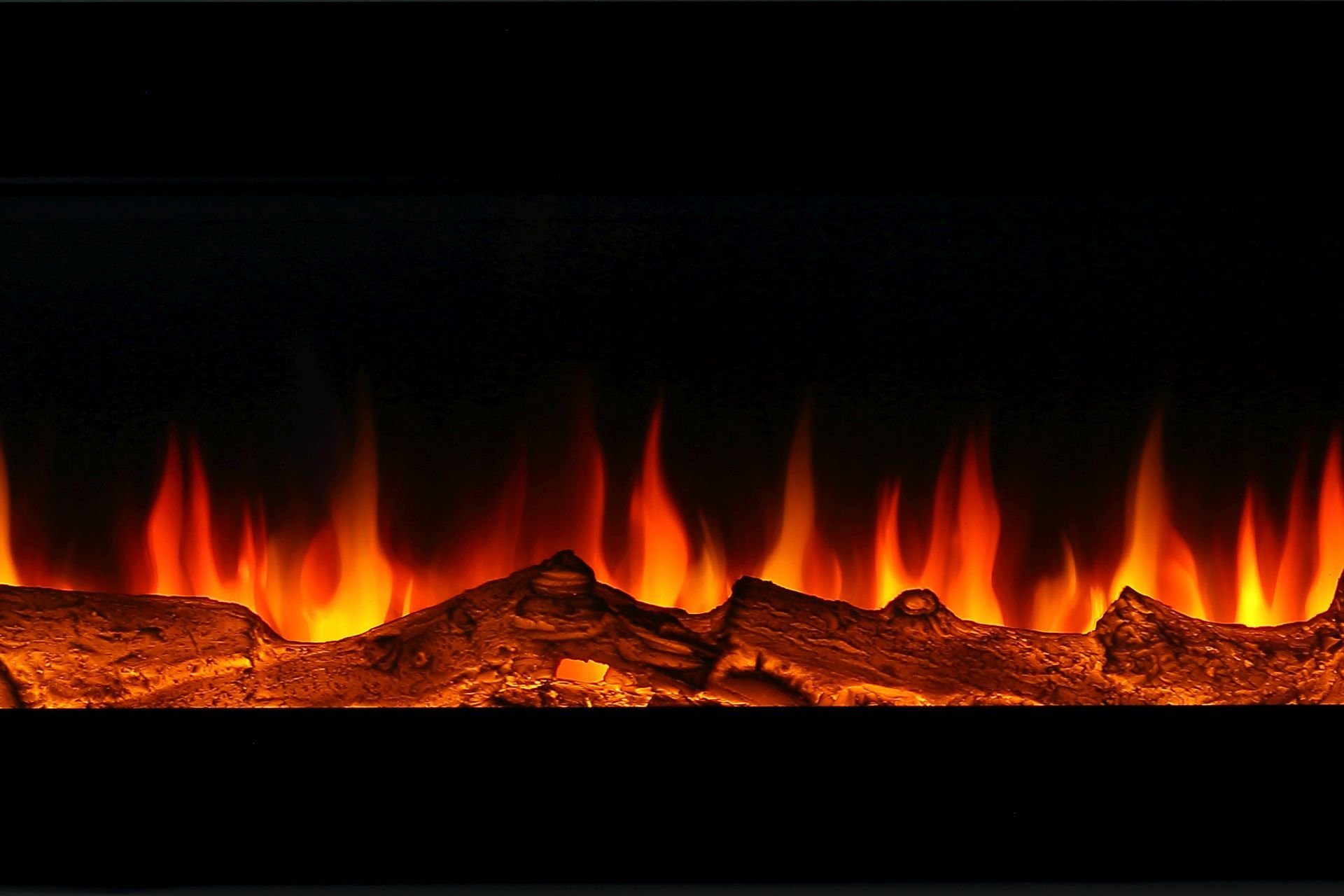 El Fuego Elektrokamin Wandkamin Elektrokamin Kamin Einbaukamin MERAN/Bozen El Fuego, Sicherheitsglas