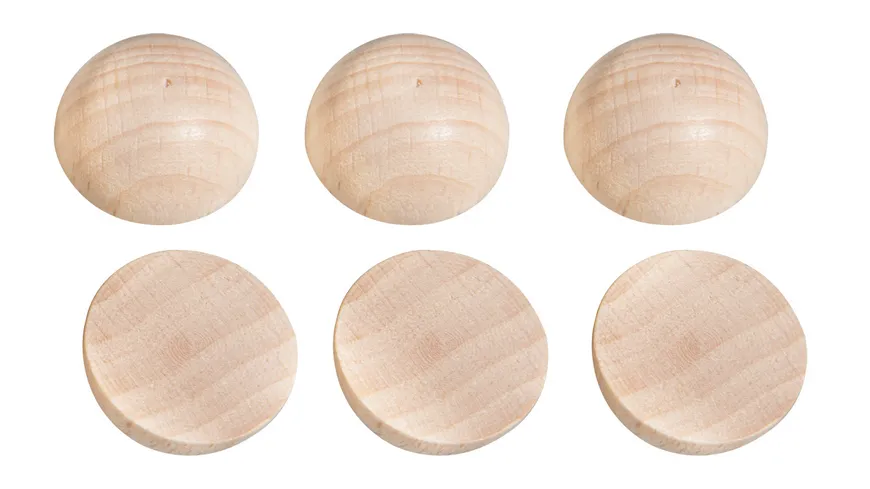 Rayher Rohholzhalbkugeln, 20mm ø