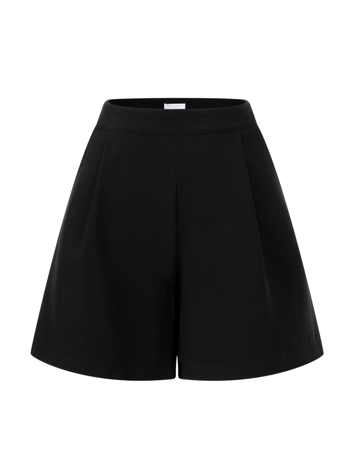 SASSYCLASSY Shorts mit Bundfalten in Schwarz günstig kaufen
