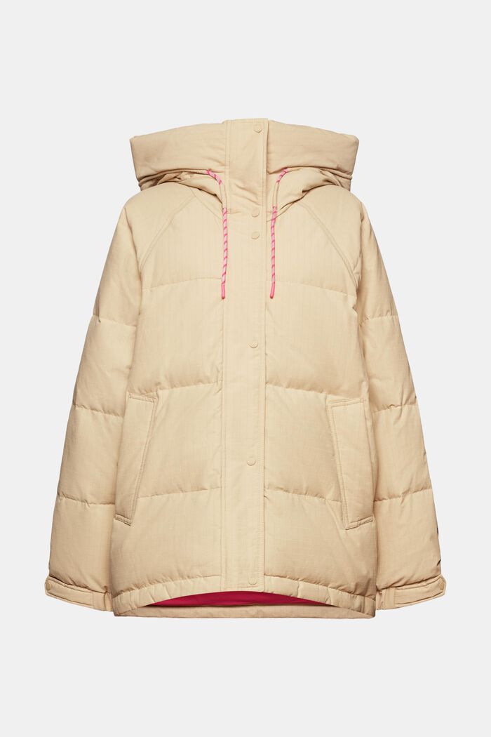 Logo-Steppjacke mit Daunen
