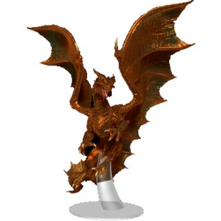 D&D Icons of the Realms: Adult Copper Dragon (painted)