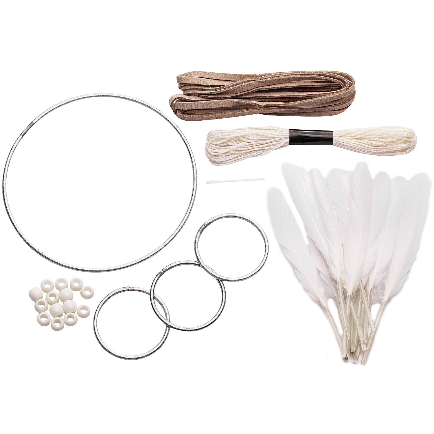 Traumfänger-Set, natur-creme
