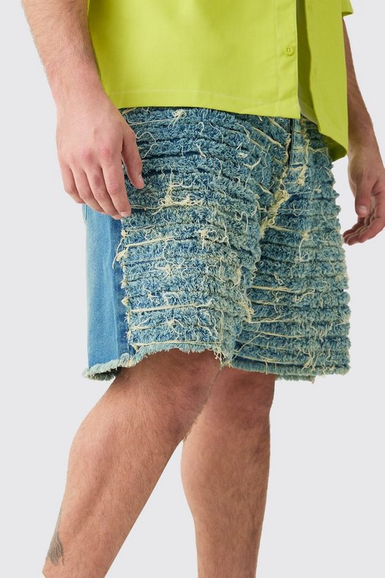 Plus lockere zerrissene Shorts