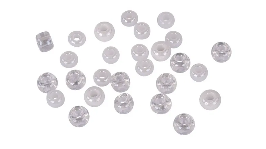 Rayher Glas-Großlochradl, 8,7mm ø 55 g