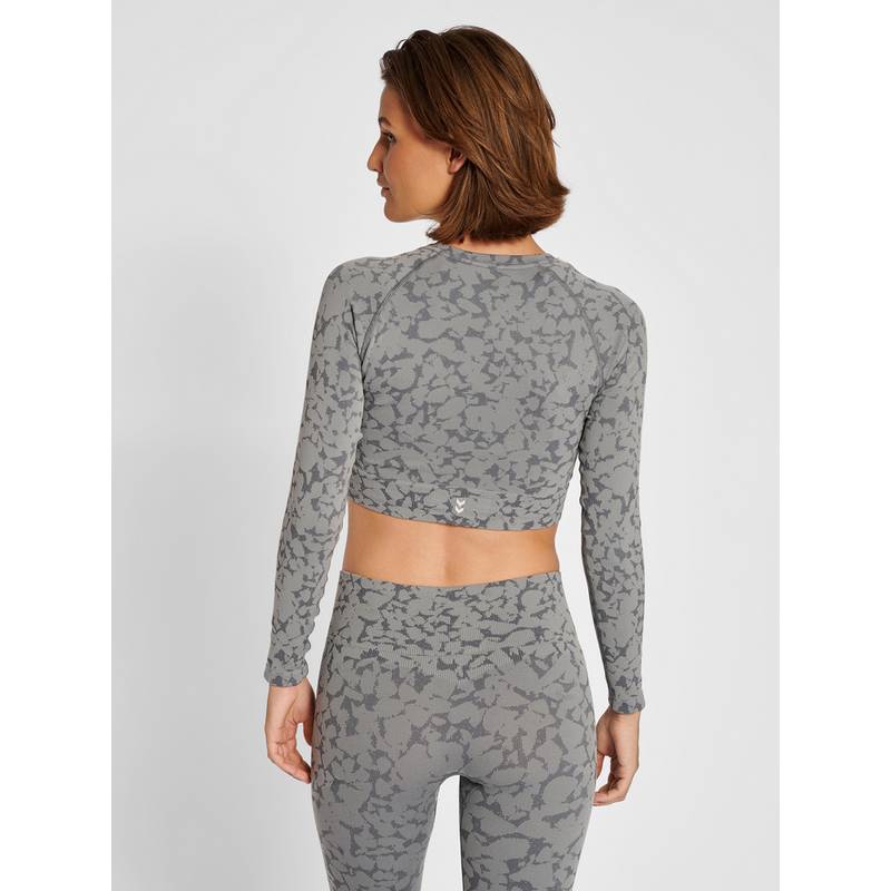 hummel hmlMT PI SEAMLESS CROP T-SHIRT L/S T-Shirt Damen