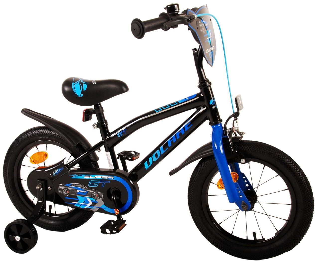Volare Super GT Kinderfahrrad - Jungen - 14 Zoll - Blau