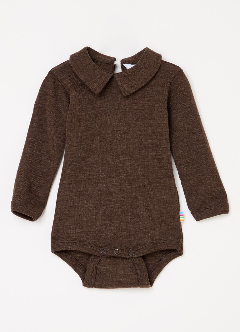 Joha Merino wool romper with collar