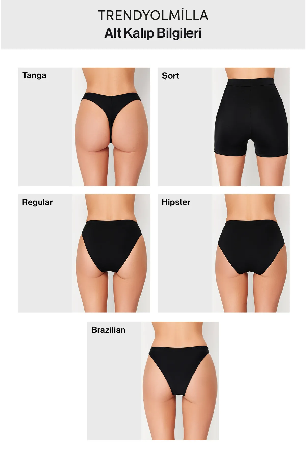 Trendyol Collection  Schwarzer tiefer, tief ausgeschnittener Drap-Hipster-Badeanzug mit Gürtel TBESS21MA0041