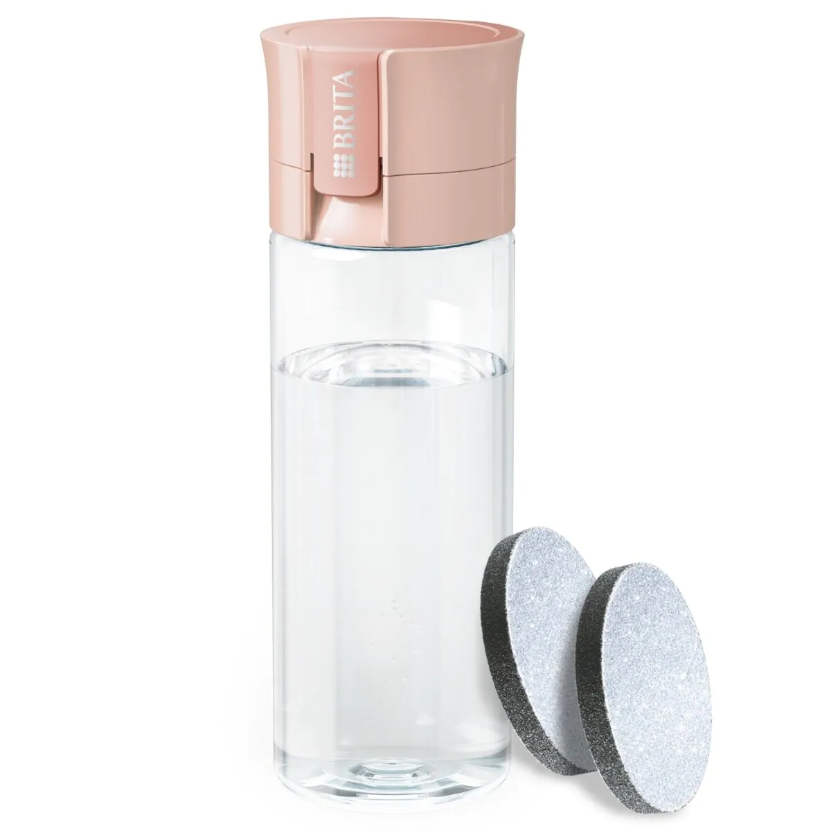 Brita Vital Pastel Peach - Buteliukas su filtru 1 vnt.