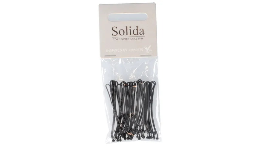 Solida Haarklemme schwarz 5cm