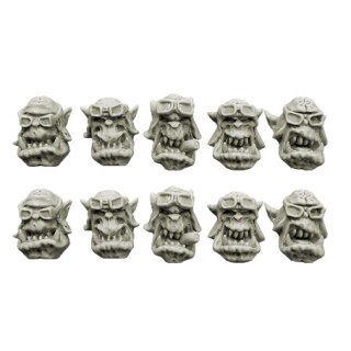 Orcs Storm Flying Squadron Heads (ver. 2)