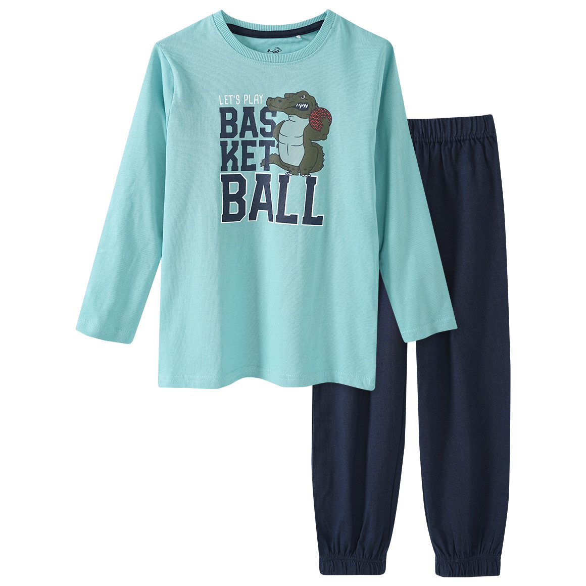 Jungen Schlafanzug mit Basketball-Print