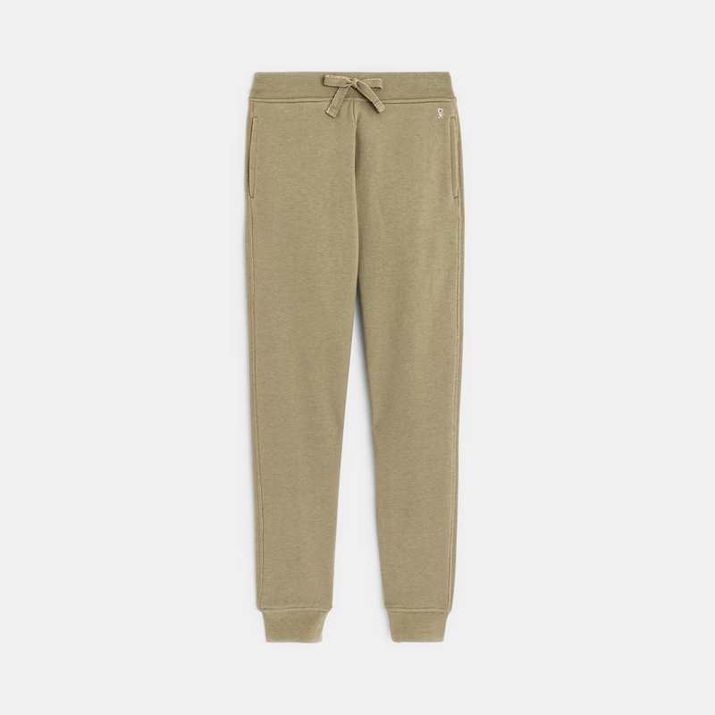 Jogging en molleton vert fille