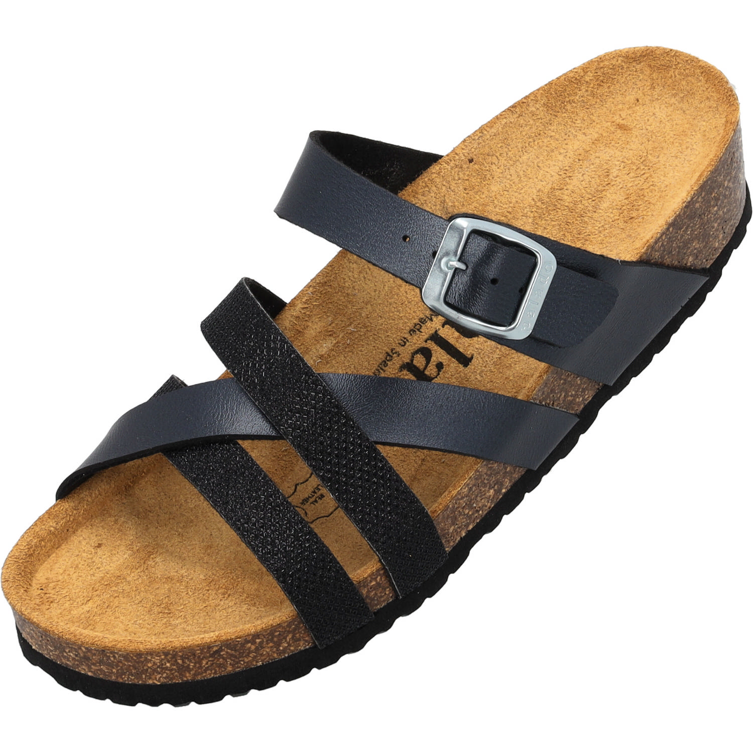 Palado Balmur, Pantoletten, Damen, Schwarz Metallic