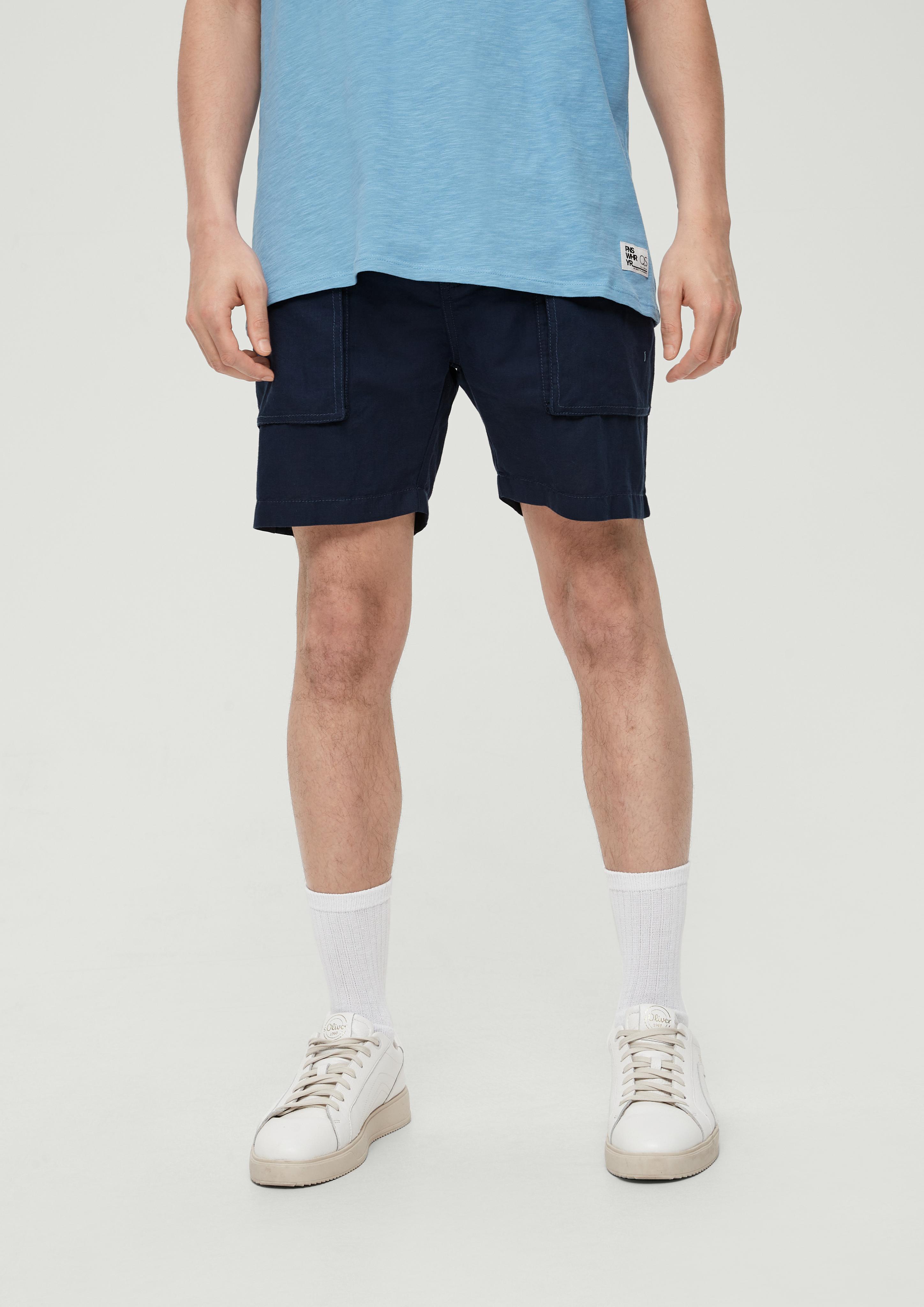 Regular: Shorts aus Leinenmix  2131609-5852