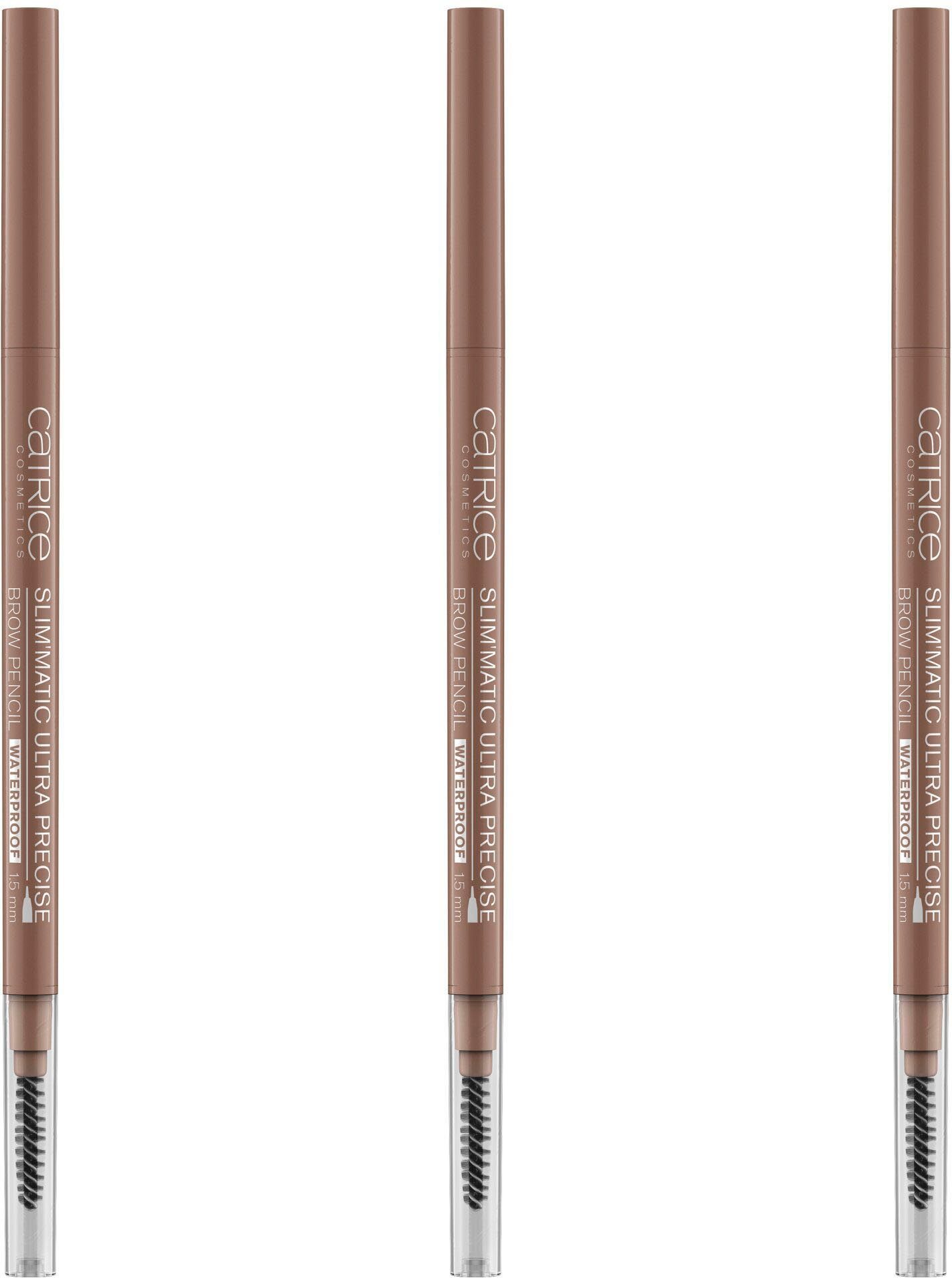 Catrice Augenbrauen-Stift Slim'Matic Ultra Precise Brow Pencil Waterproof, 3-tlg.