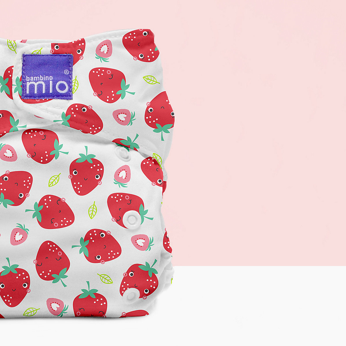 Bambino Mio, miosolo classic All-in-One Stoffwindel, Erfrischende Erdbeere